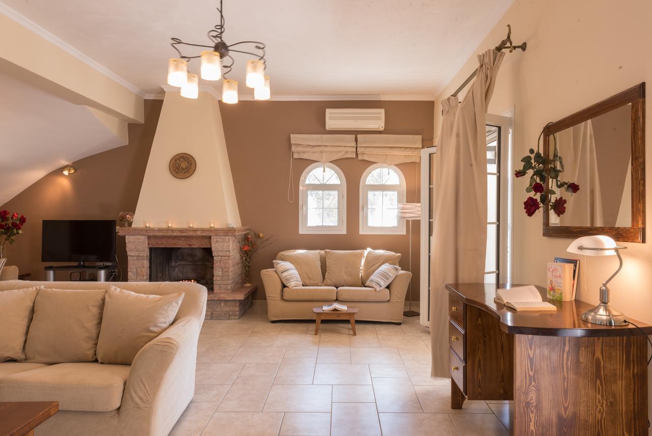 Corfu Villa Kokkini With Swimming Pool Kokkinion Екстер'єр фото
